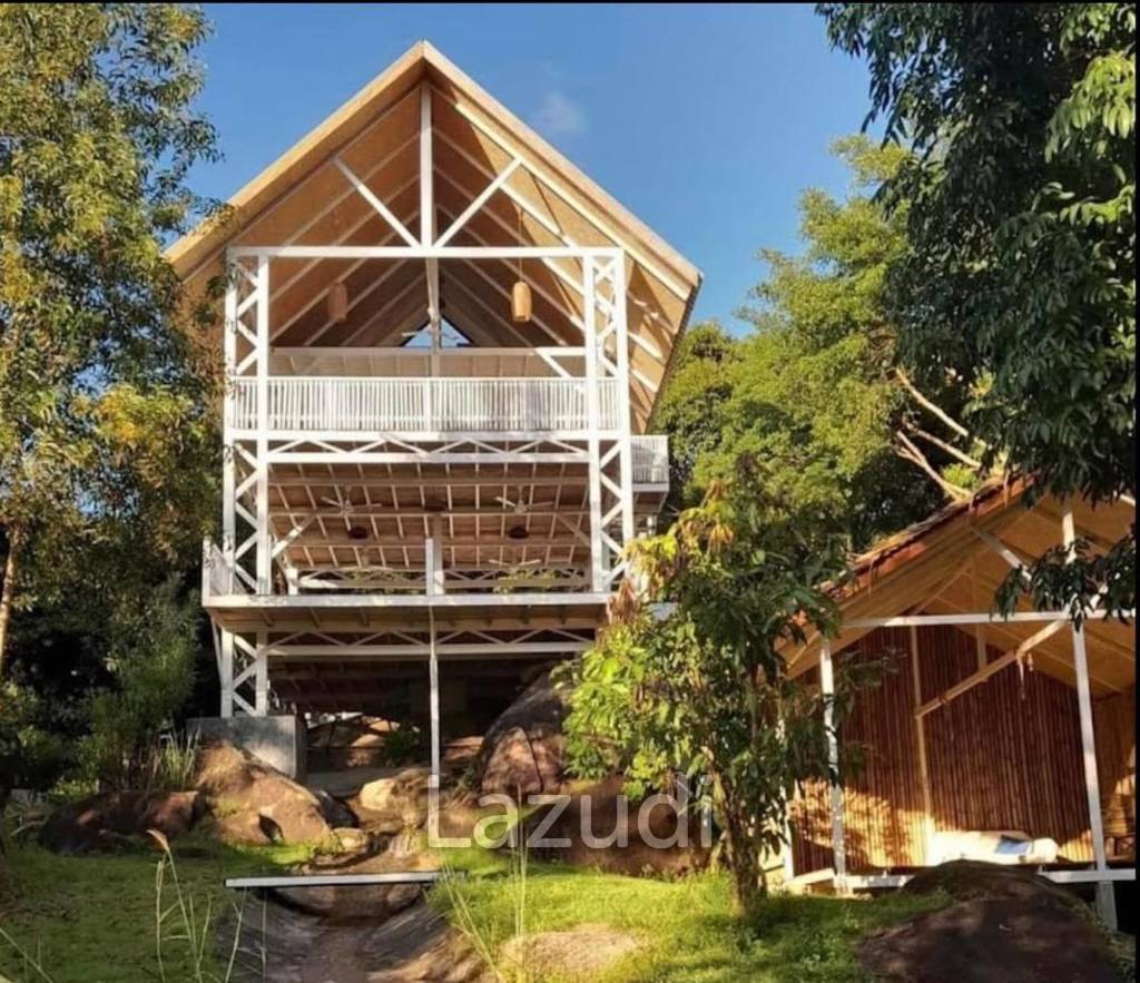 Serene Coffee  Detox Retreat with Yoga Space in a Lush 1,600 sqm Garden with Private Waterfall
