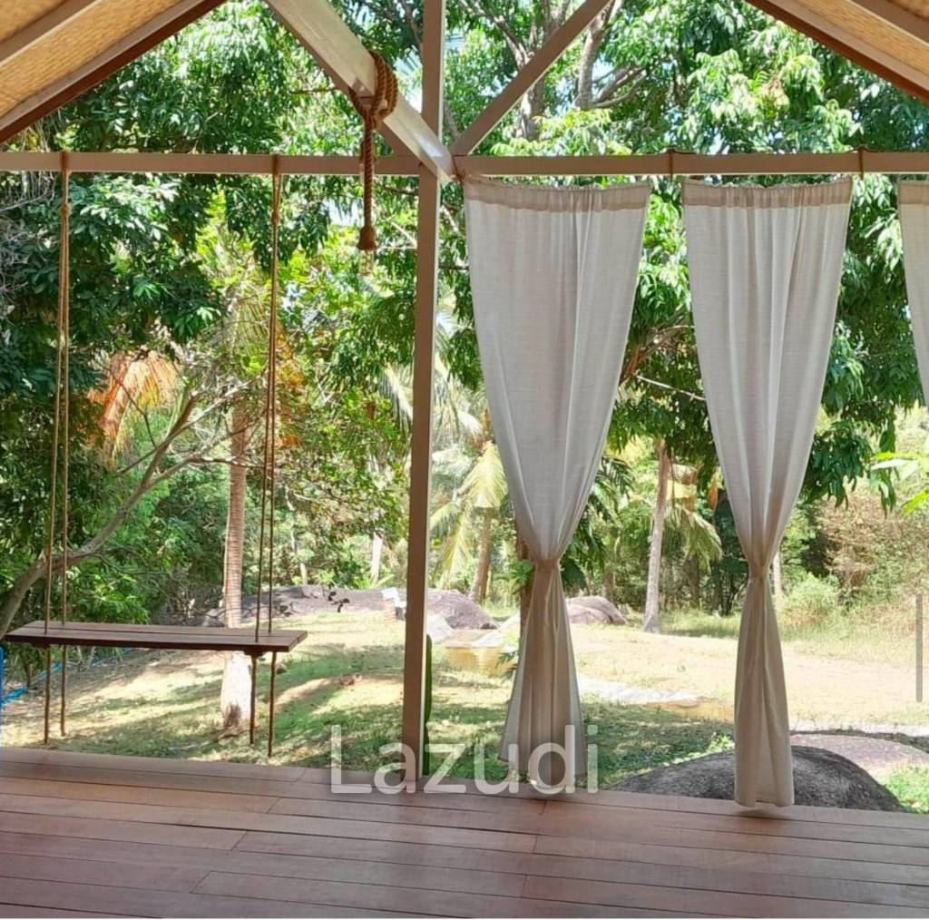 Serene Coffee  Detox Retreat with Yoga Space in a Lush 1,600 sqm Garden with Private Waterfall