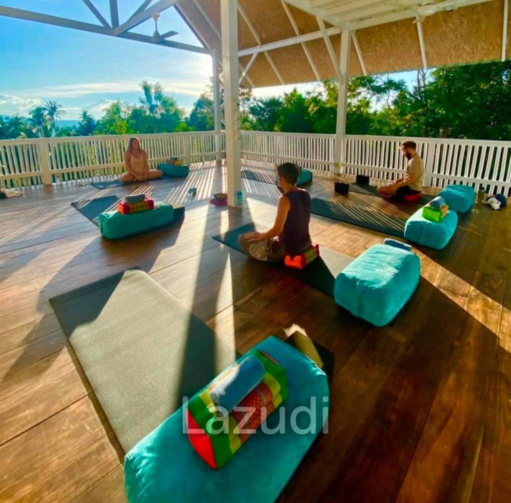 Serene Coffee  Detox Retreat with Yoga Space in a Lush 1,600 sqm Garden with Private Waterfall