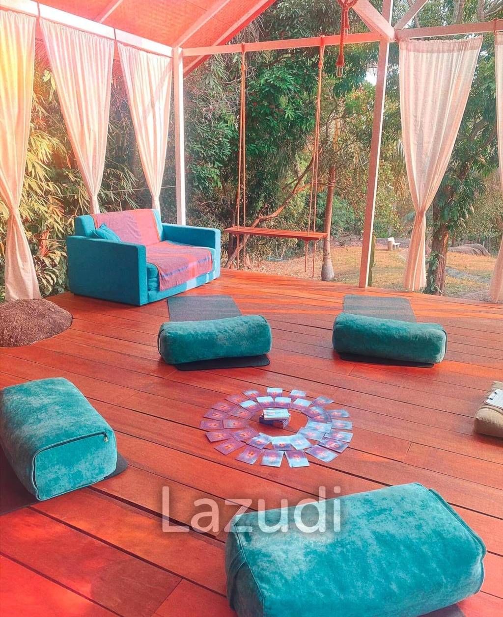 Serene Coffee  Detox Retreat with Yoga Space in a Lush 1,600 sqm Garden with Private Waterfall