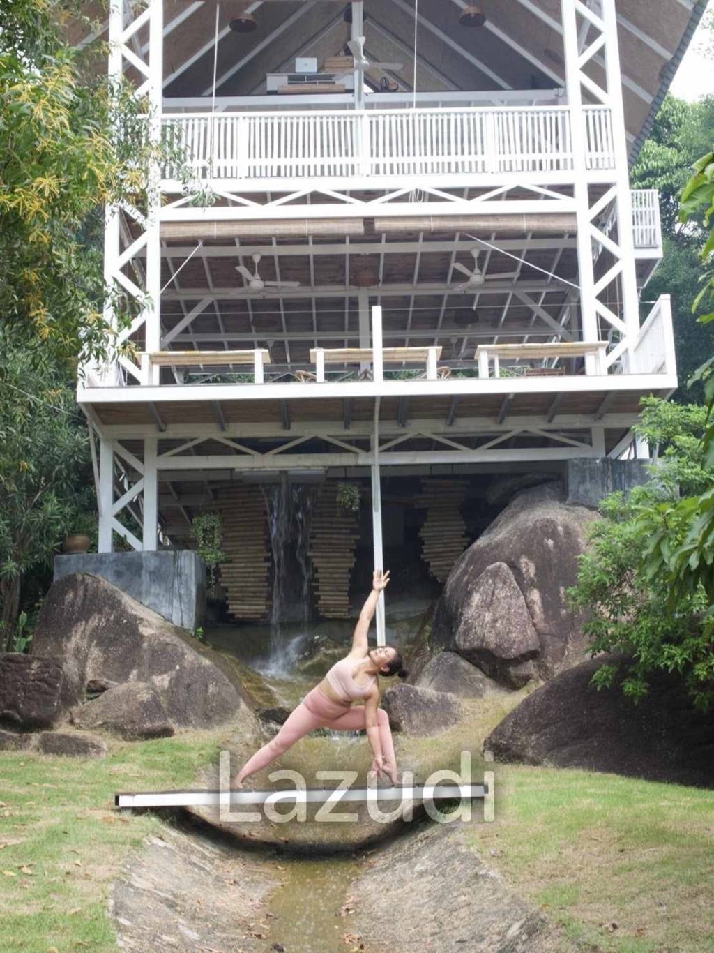 Serene Coffee  Detox Retreat with Yoga Space in a Lush 1,600 sqm Garden with Private Waterfall