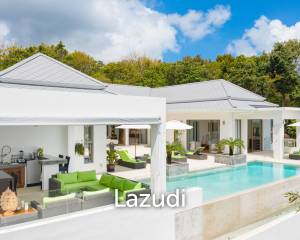 Hot Priced Sea View Villa with Large Pool Located in Bophut Hill
