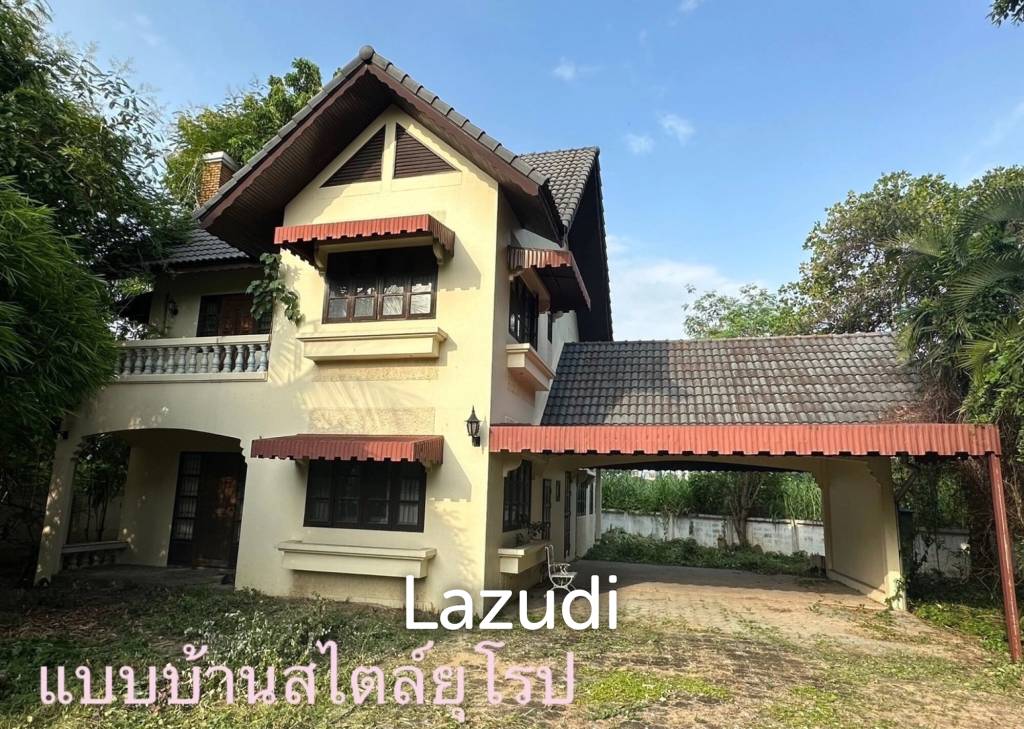 3 Bedrooms House For Sale with 1 Rai of Land near to Airport