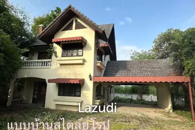 3 Bedrooms House For Sale with 1 Rai of Land near to Airport