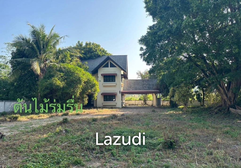 3 Bedrooms House For Sale with 1 Rai of Land near to Airport