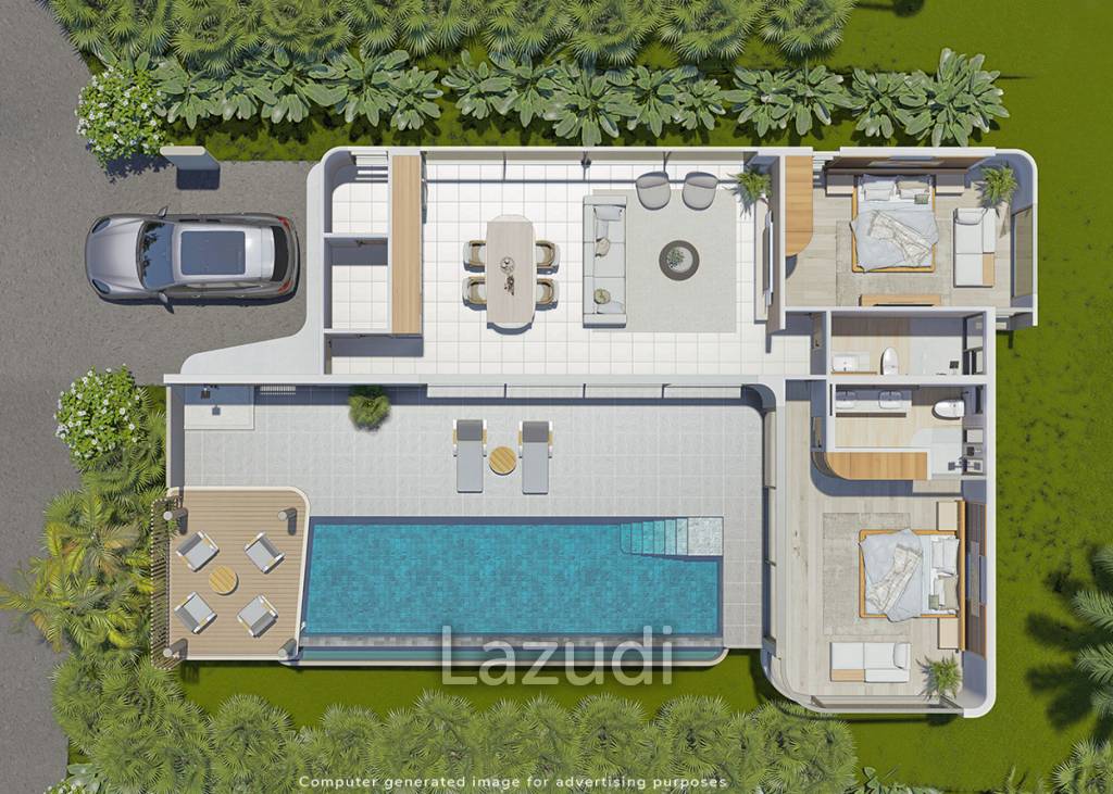2 Bed 2 Bath 201 SQ.M Bel Roc Villas