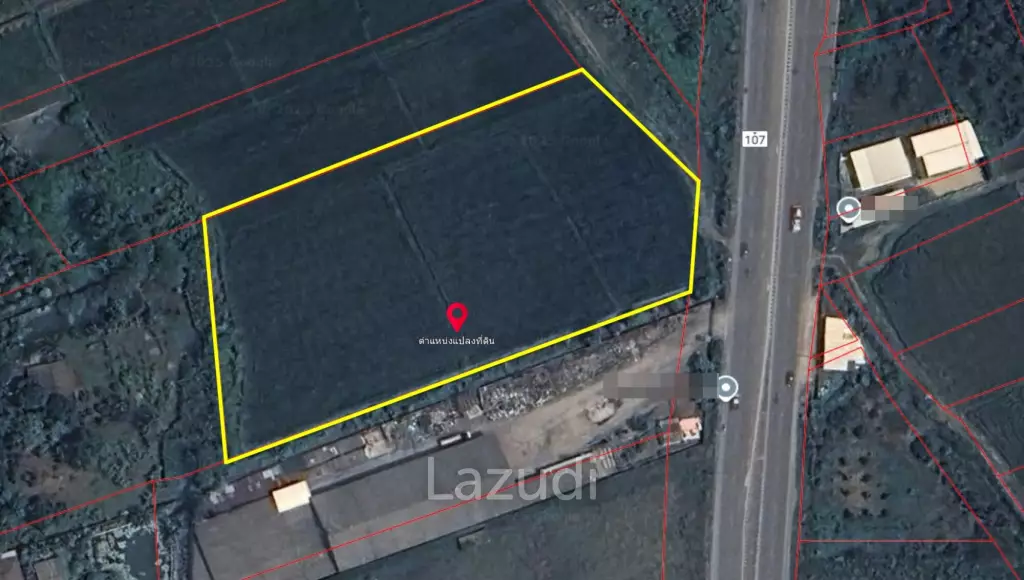 5 Rai Land For Sale next to the main road Mae Rim-Mae Taeng