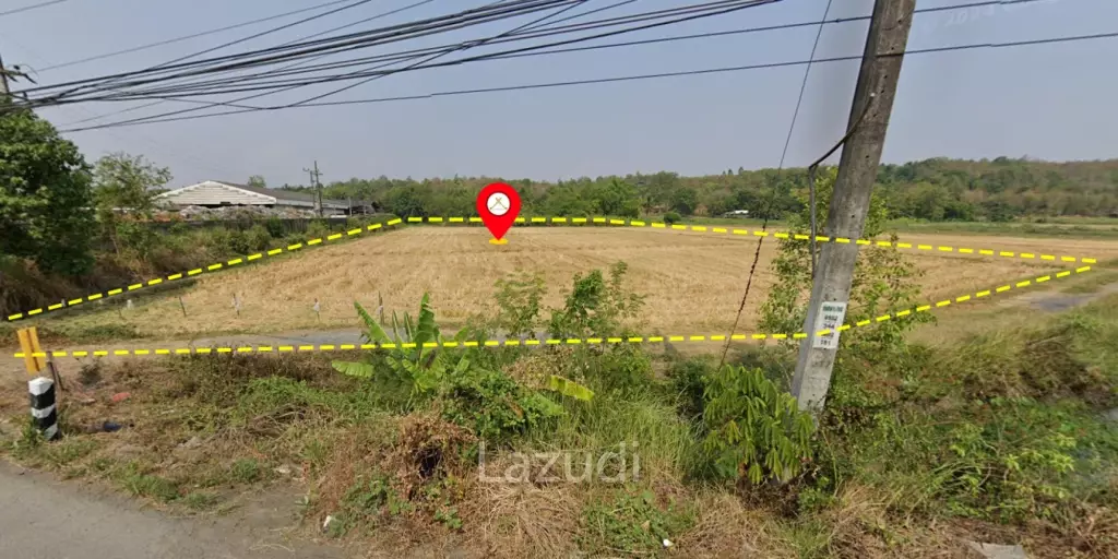 5 Rai Land For Sale next to the main road Mae Rim-Mae Taeng