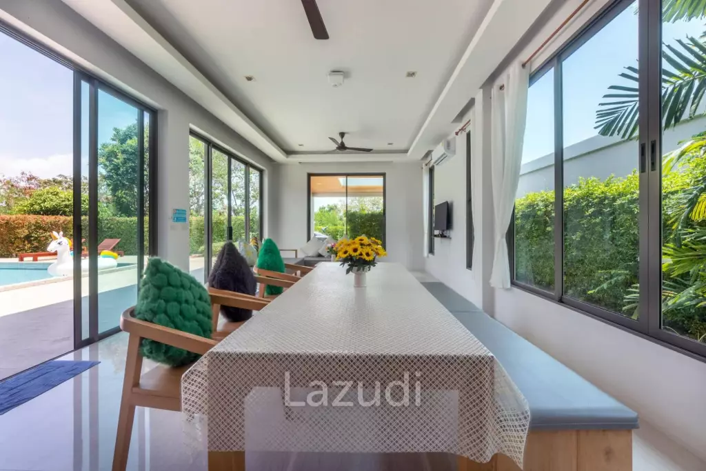 Modern 4 Bedroom Pool Villa For Rent In Rawai