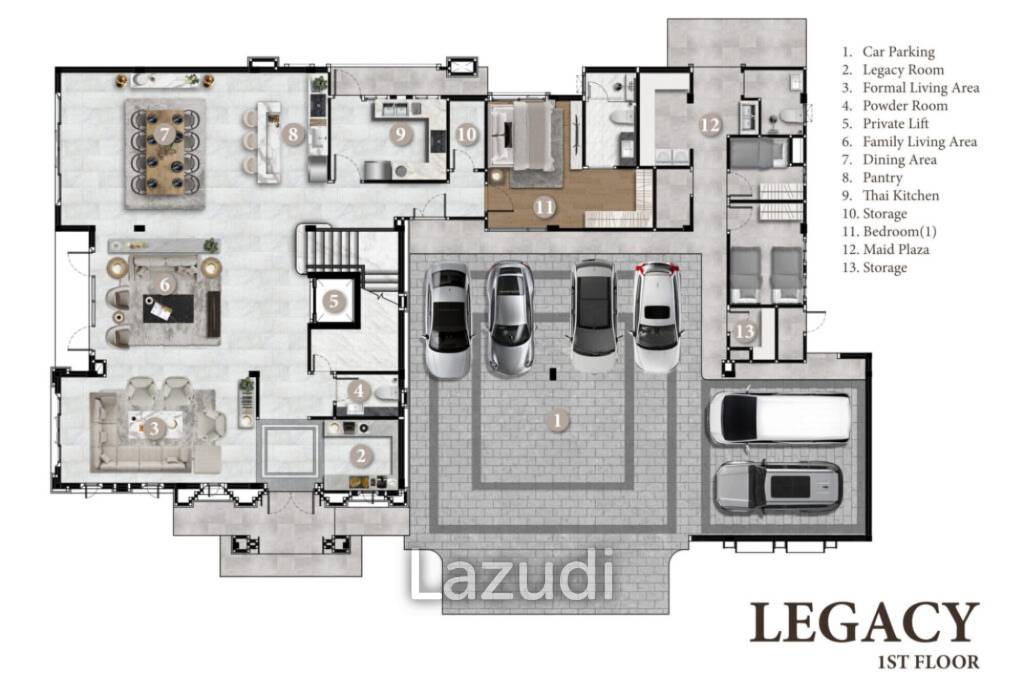 5 Bedrooms Ultra Luxury Detached Home in Bang Kaeo for Sale