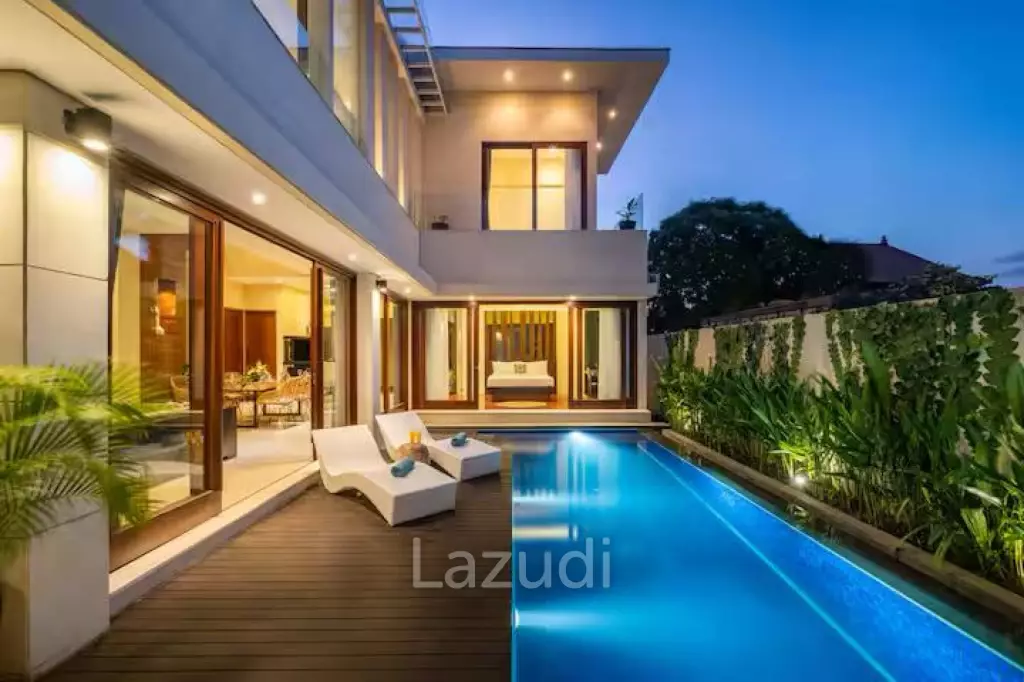 This stunning Freehold Villa 100m from the beach in Canggu