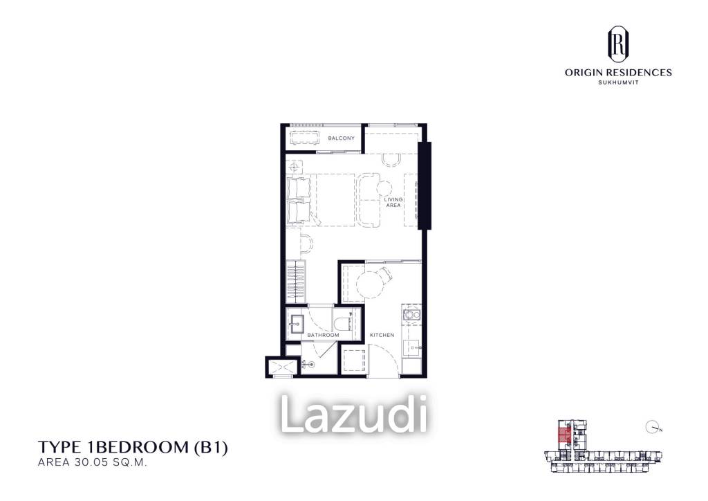 Stylish 1-Bedroom Condo in Phra Khanong Bangkok