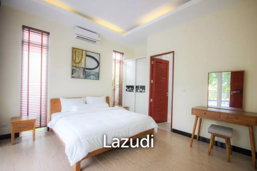 Black Lotus : Stunning Renovated 4-Bed Pool Villa On Large Plot