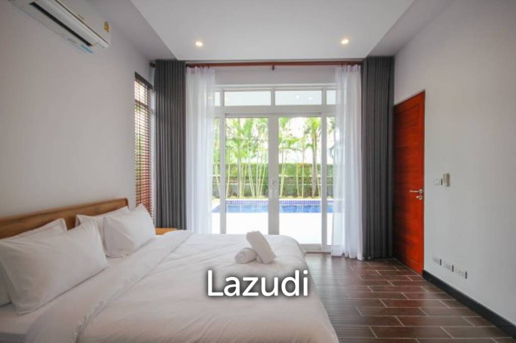 Black Lotus : Stunning Renovated 4-Bed Pool Villa On Large Plot