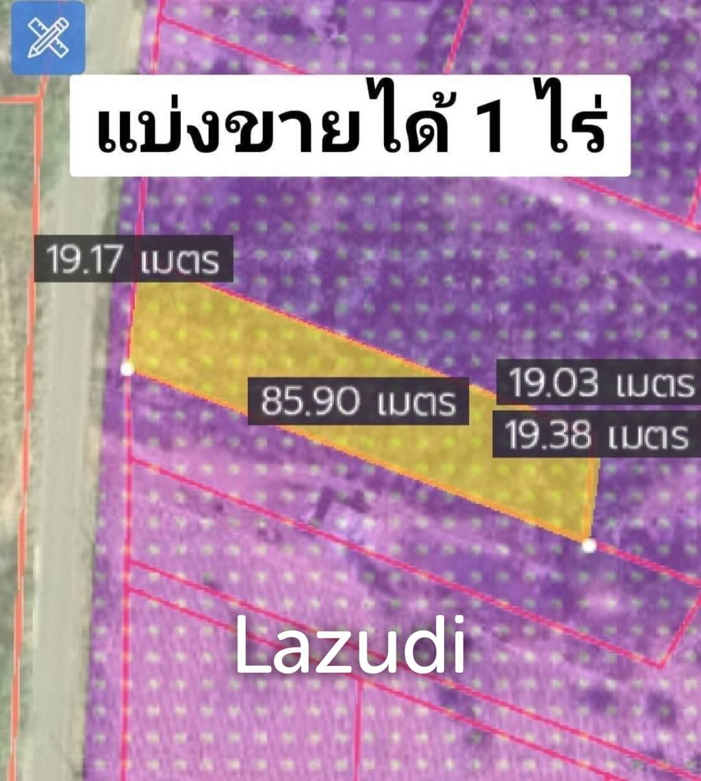 5 Rai 85 SQ. Wah. Land for Sale in  Si Racha