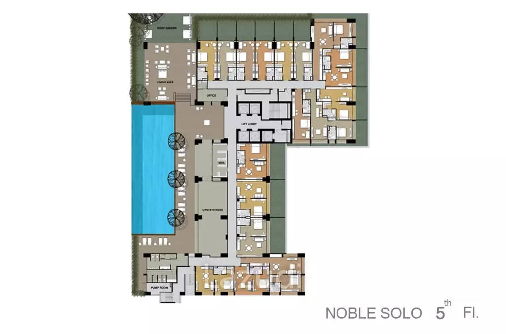 2 Bedroom 2 Bathroom 84 SQ.M Noble Solo