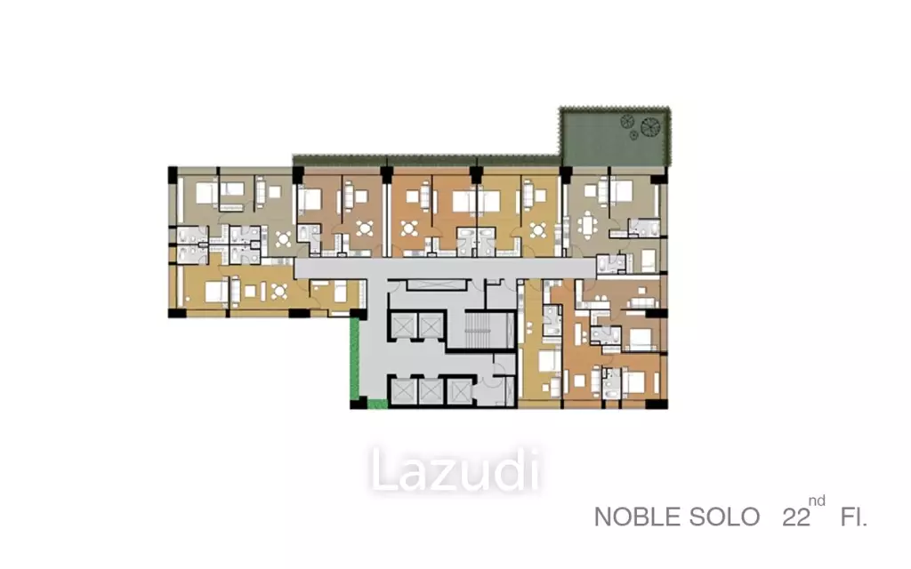 2 Bedroom 2 Bathroom 84 SQ.M Noble Solo