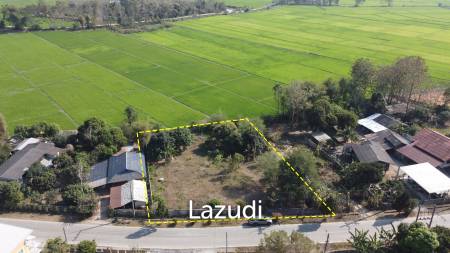1 Rai Land for Sale With Mountain View in Wiang Chai
