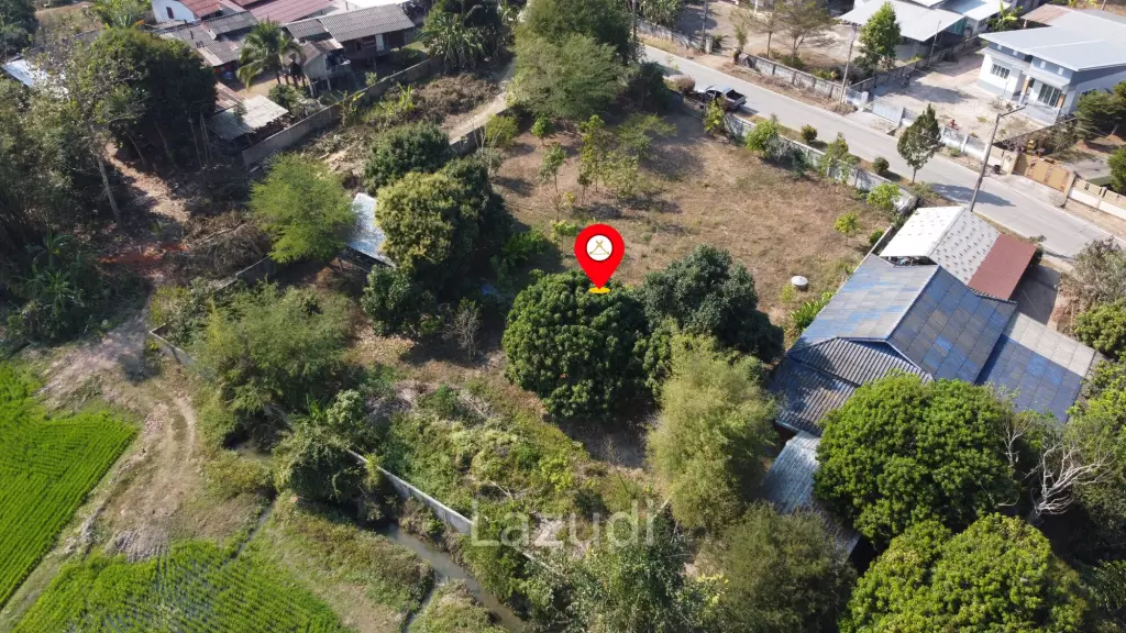 1 Rai Land for Sale With Mountain View in Wiang Chai