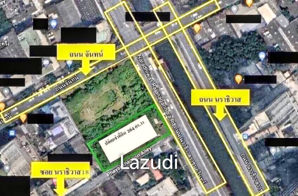 Ultra Luxury Prime Land for Sale in Yan Nawa Bangkok