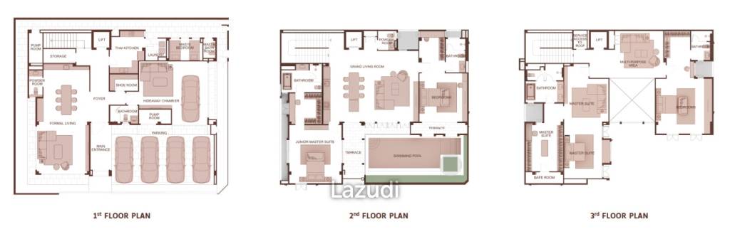 Ultra Luxury Modern Detached Home in Lat Phrao