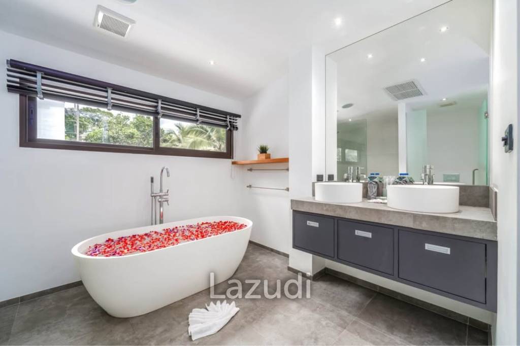 Spacious 7-Bedroom Luxury Villa for Rent with Pool and Prime Location Near Surin Beach