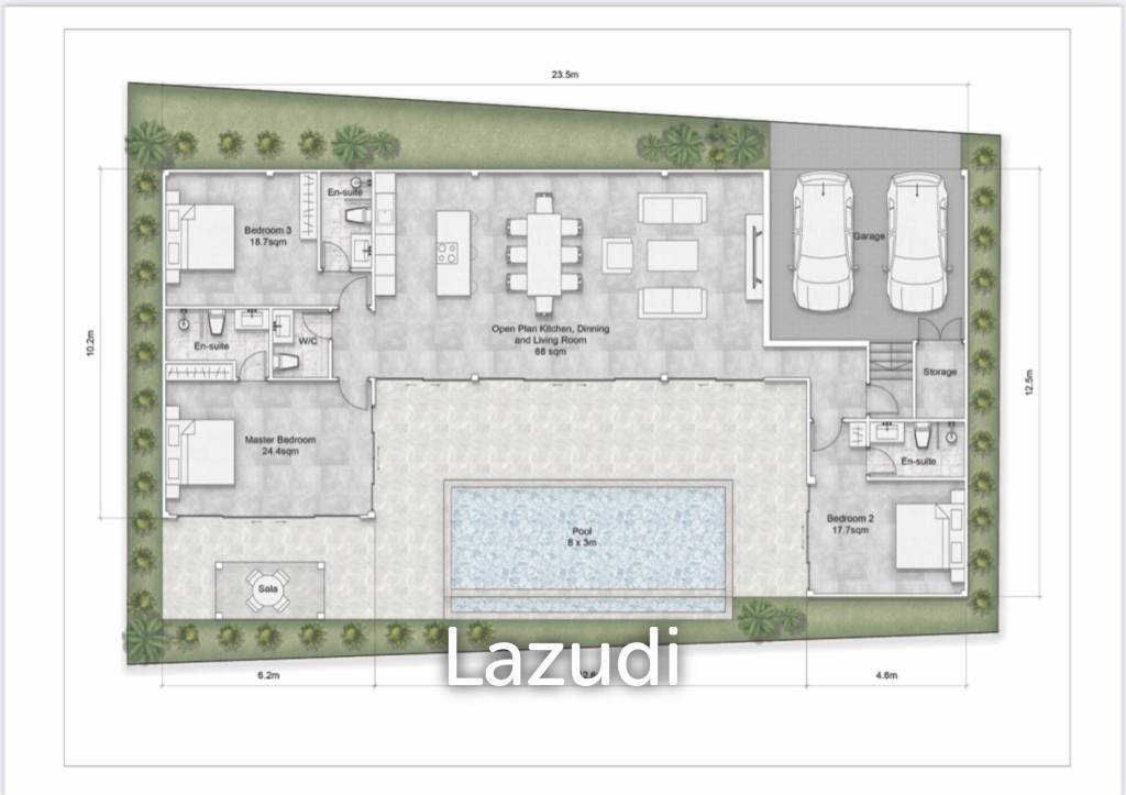 Bangrak Pool Villa, Koh Samui! Already 70% of construction