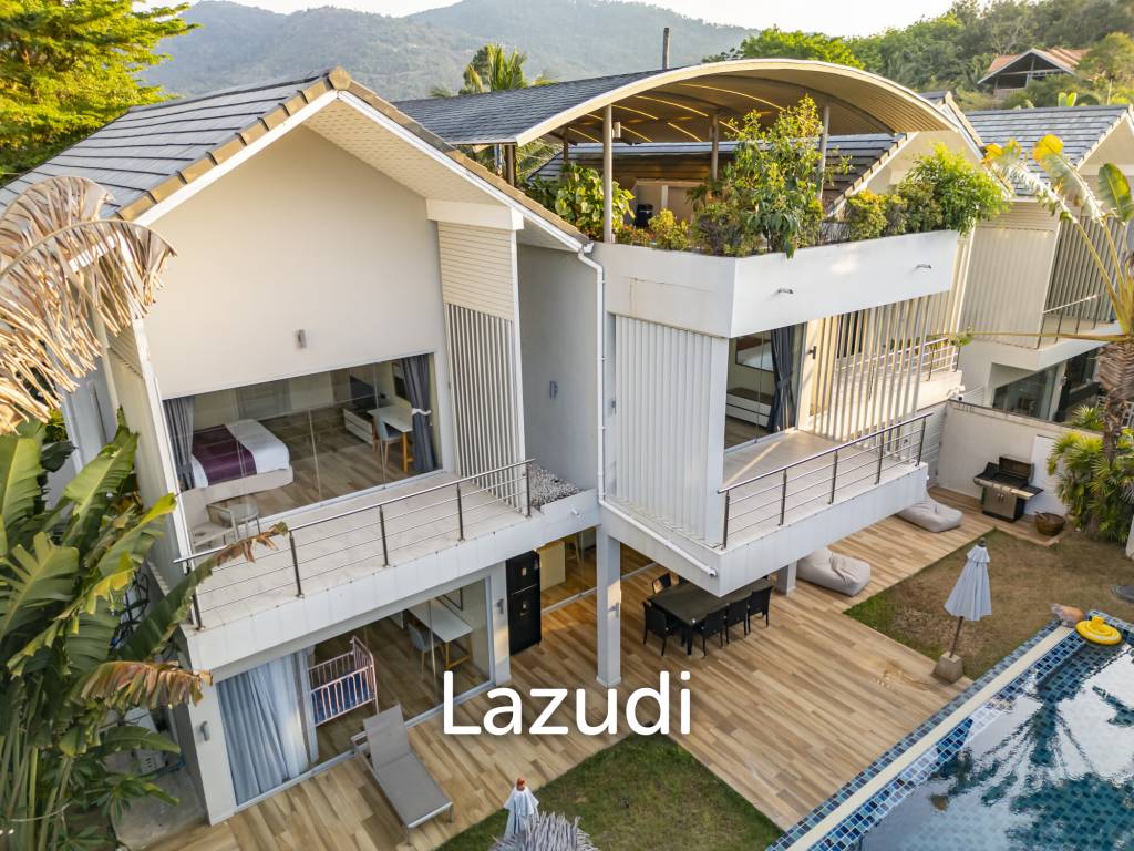 Beautiful 5-Beds Villa near Ban Tai Beach
