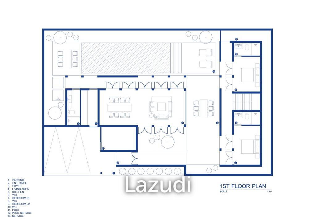 325 sqm modern pool villa in Thap Tai Hua Hin – new 2 storey home