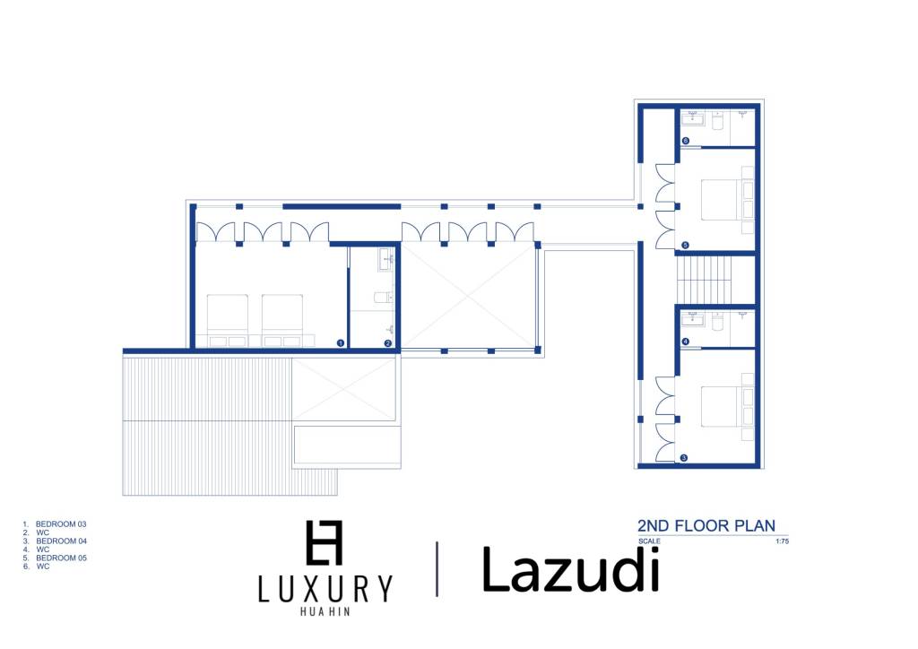 421 Kvm 5 Seng 6 Bad Villa for Salg