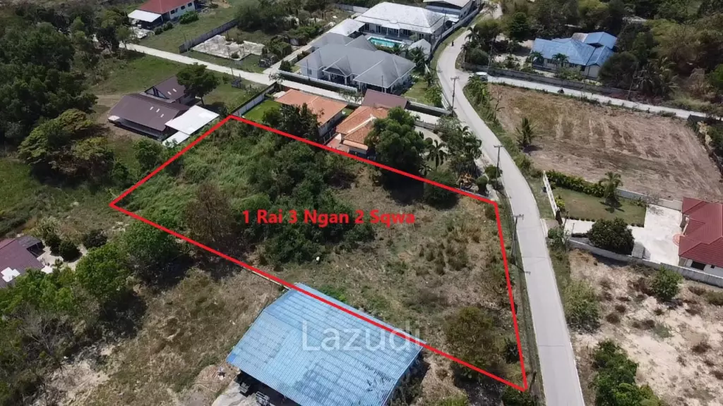 Affordable Freehold Land 1 Rai 3 Ngan 2 Sqwa in Hin Lek Fai Hua Hin