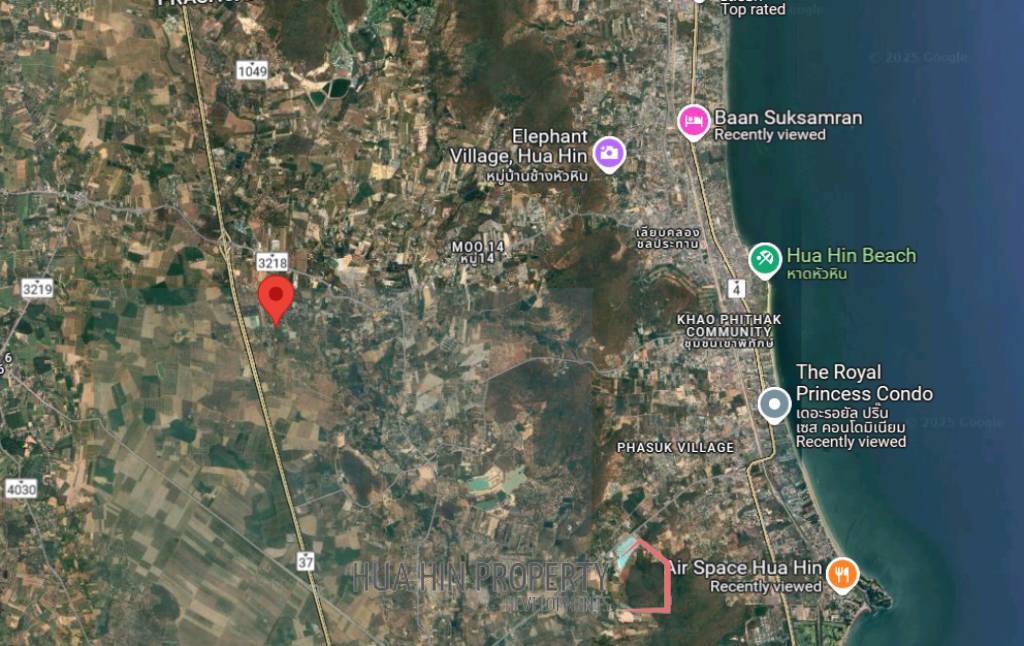 Affordable Freehold Land 1 Rai 3 Ngan 2 Sqwa in Hin Lek Fai Hua Hin