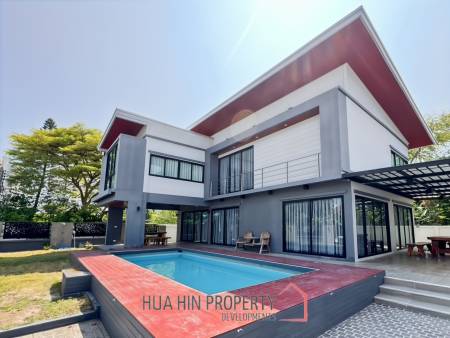 Modern Two Story 4 Bedroom Villa in Khao Takiab Hua Hin - For Sale