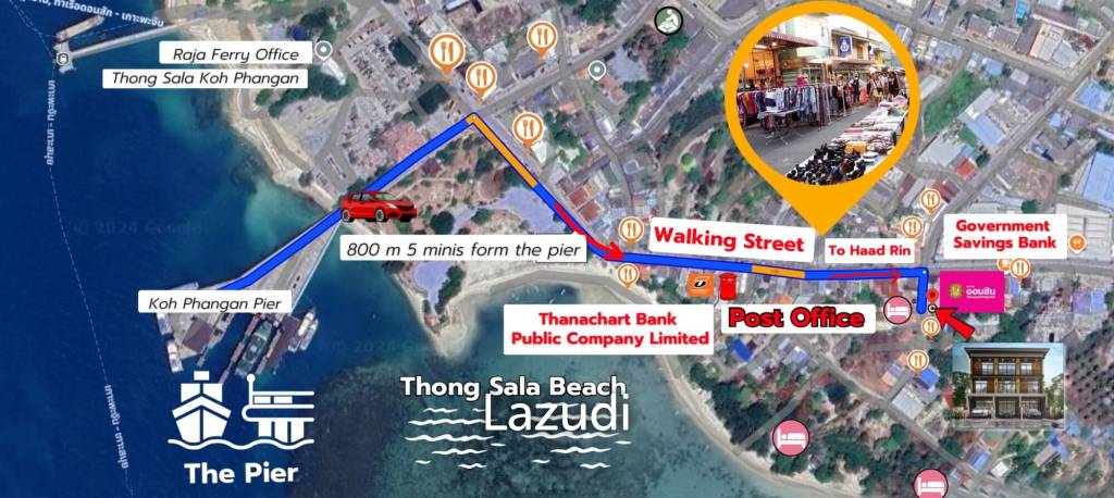 Prime Commercial & Residential Building in Ko Phangan