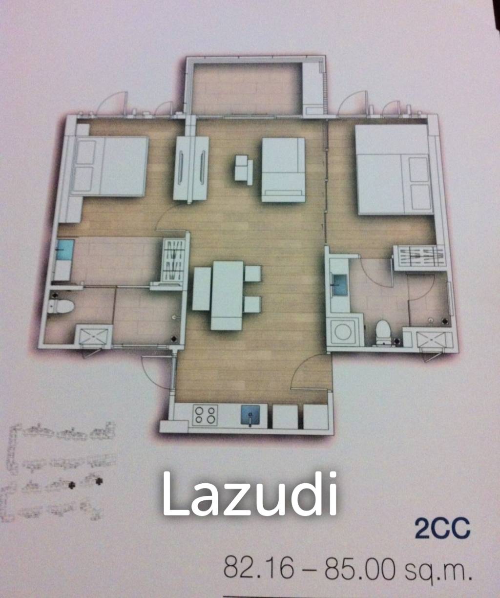 84 Sqm 2 Bed 2 Bath Condominium For Sale