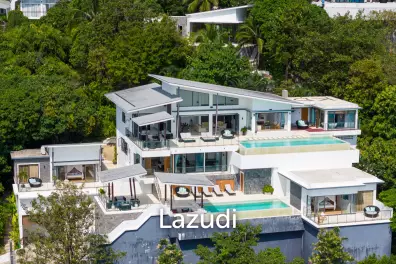 Luxury Villa with Twin Infinity Pools & Panoramic Ocean Views
