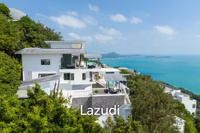 Luxury Villa with Twin Infinity Pools & Panoramic Ocean Views
