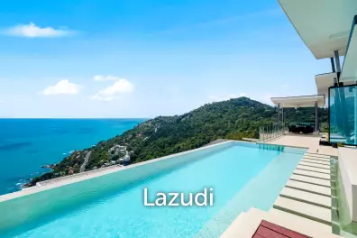 Luxury Villa with Twin Infinity Pools & Panoramic Ocean Views