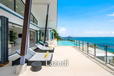 Luxury Villa with Twin Infinity Pools & Panoramic Ocean Views