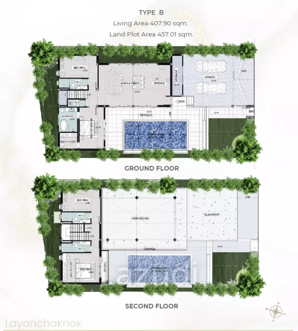 Luxurious 4-Bedroom 407.9 SQ.M Villa in Layan Chak Nok