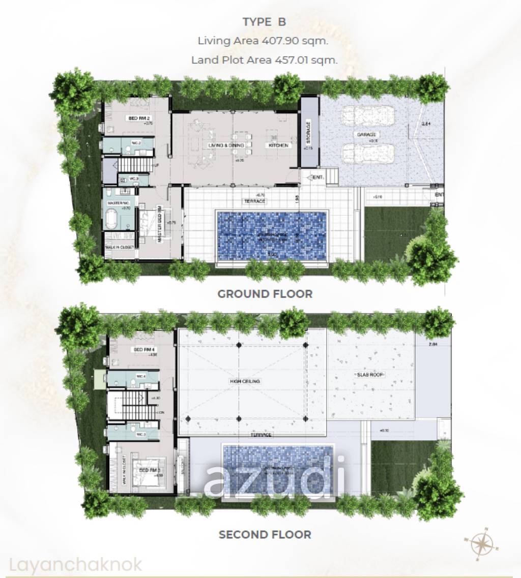 Luxurious 4-Bedroom 407.9 SQ.M Villa in Layan Chak Nok