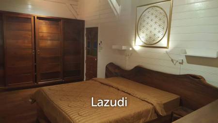 Beautiful Teak Wooden House with 1 Rai Land Near Mae Taeng