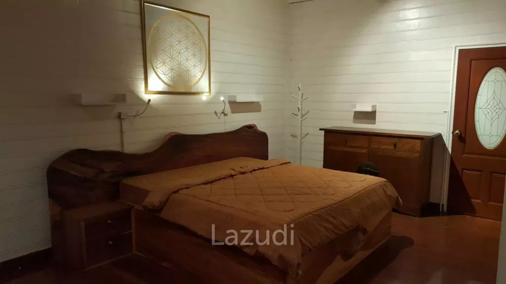 Beautiful Teak Wooden House with 1 Rai Land Near Mae Taeng