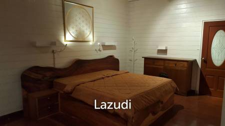Beautiful Teak Wooden House with 1 Rai Land Near Mae Taeng