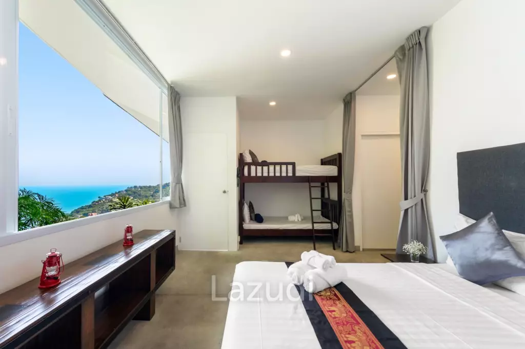An Exquisite 11-Bedroom Hillside Villa with Ocean Views