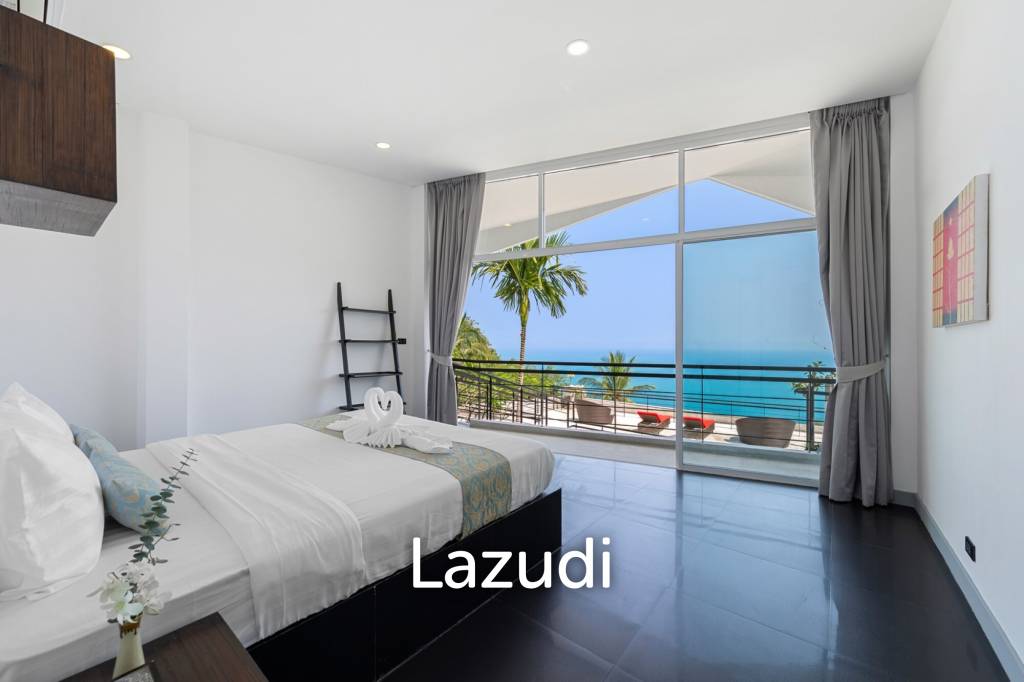 An Exquisite 11-Bedroom Hillside Villa with Ocean Views