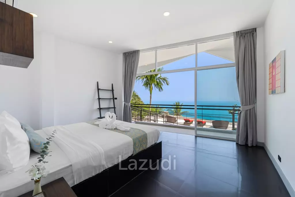 An Exquisite 11-Bedroom Hillside Villa with Ocean Views