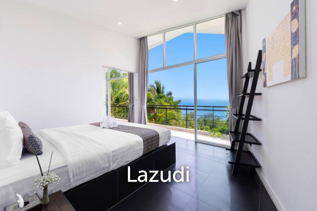 An Exquisite 11-Bedroom Hillside Villa with Ocean Views