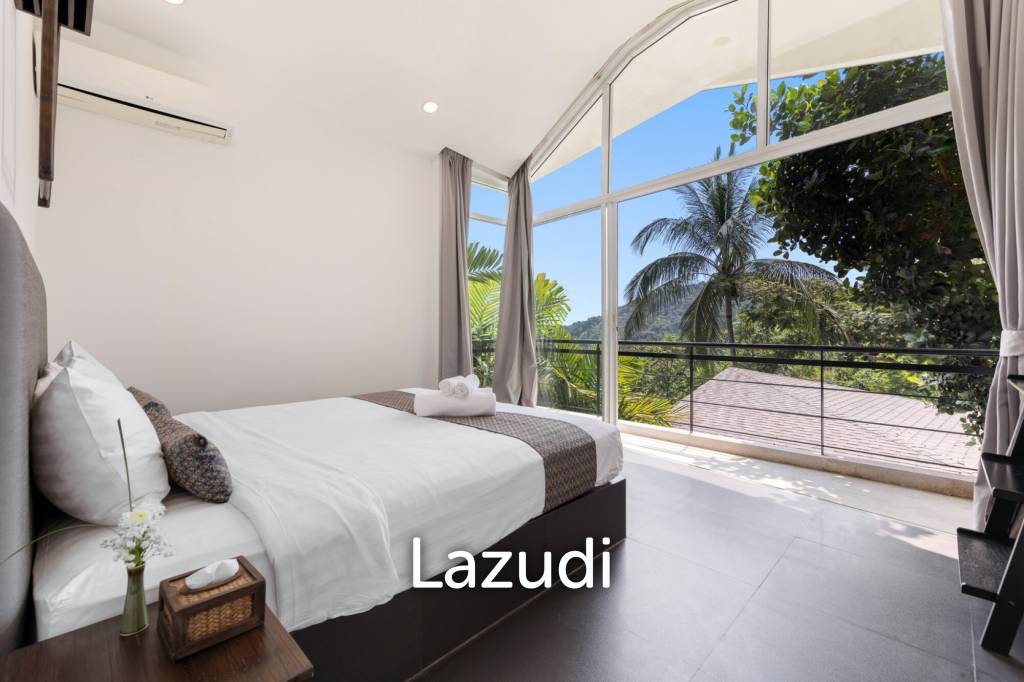 An Exquisite 11-Bedroom Hillside Villa with Ocean Views
