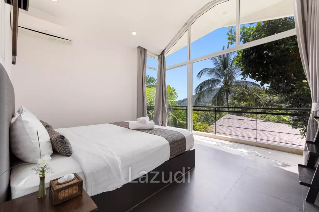 An Exquisite 11-Bedroom Hillside Villa with Ocean Views
